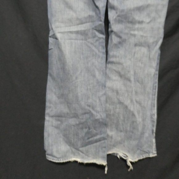 7 FOR ALL MANKIND | Bootcut | size 36 | Distressed Faded Blue Denim - Picture 14 of 16